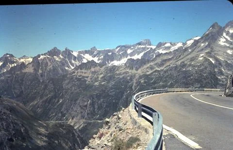 Road with mountain view Stock Photos