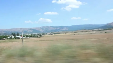 Road in mountains Stock Footage 8548613