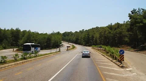Road in mountains Vídeos de archivo 10174462