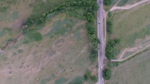 Road in the mountains Stock Footage 56453313