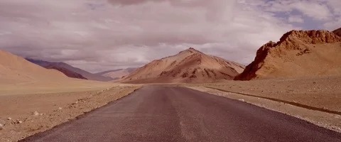 Road in Mountains Stock Footage 104278781