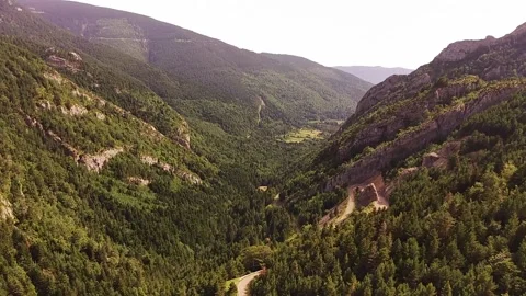 Road In The Mountains Stock Footage 135419219
