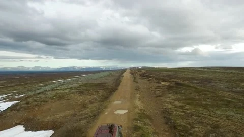 Road to mountains Stock Footage 146450758