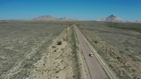 The road to the mountains 스톡 동영상 196711020