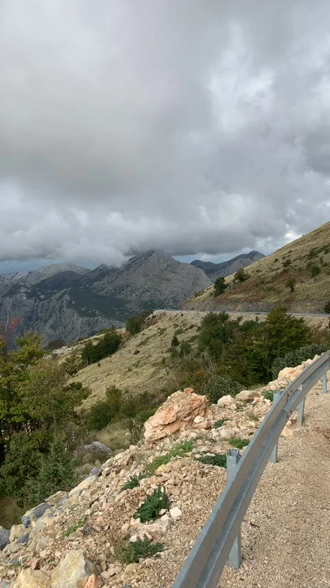The road in the mountains Stock Footage 234126567