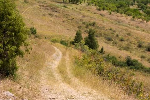 Road in the mountains Stock Photos