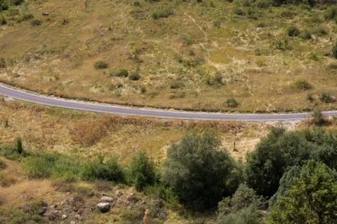 Road in the mountains Stock Photos