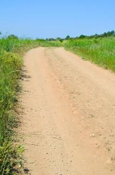 Road in the mountains Foto stock