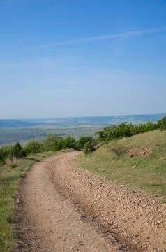 Road in mountains 스톡 사진