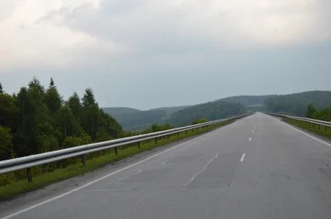 Road in mountains Stock Photos