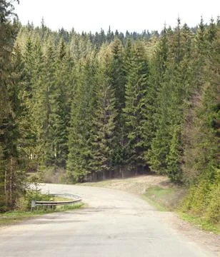 Road at Mountains Stock Photos