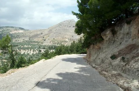 Road in the mountains Stock Photos