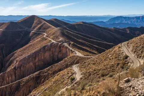 Road in mountains Stock Photos