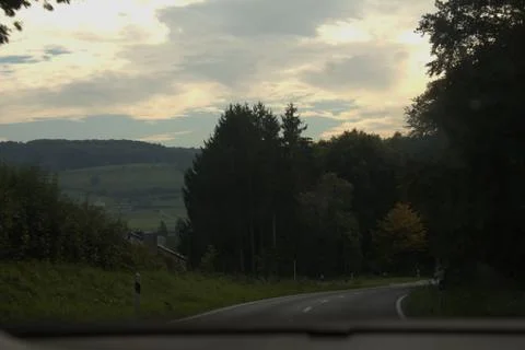 Road in the mountains Stock-Fotos