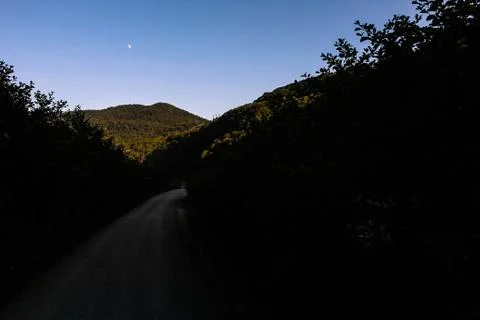 Road in the mountains Stock Photos