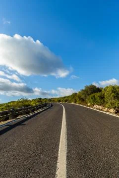 Road in the mountains Stock Photos