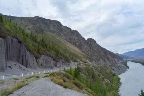 Road in the mountains Stock Photos