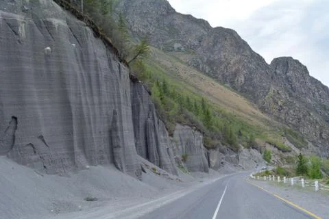 Road in the mountains Stock Photos