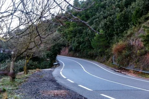 Road in the mountains Stock Photos