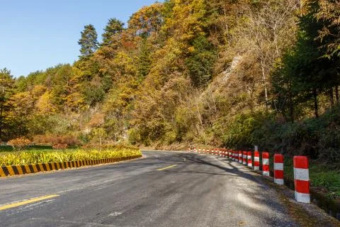 Road in the mountains Stock Photos