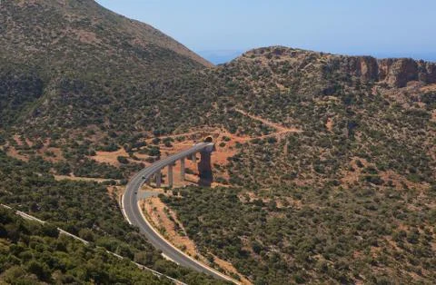 Road in the mountains Stock Photos