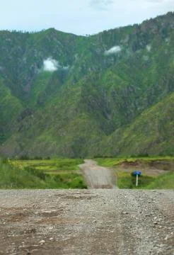 Road in the mountains Stock Photos