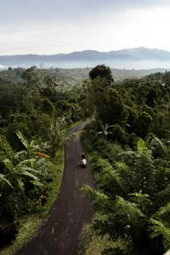 Road in the mountains. Stock Photos