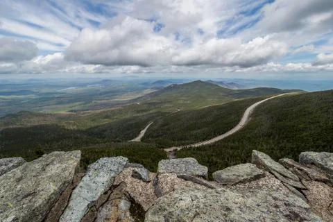 Road in the mountains Stock Photos