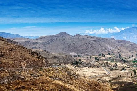 Road in the mountains Foto stock