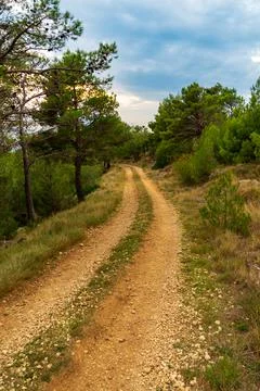 Road in mountains Stock Photos