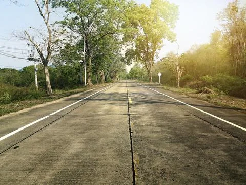 Road in mountains Stock Photos