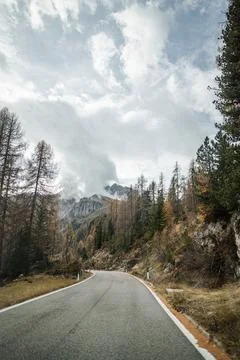 Road in the mountains Stock Photos