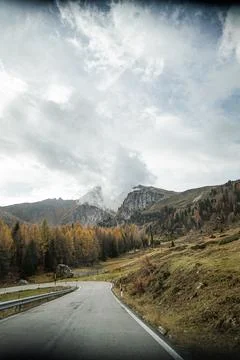 Road in the mountains Stock Photos
