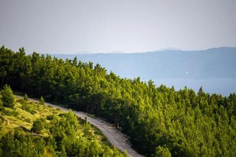 Road in mountains Stock Photos