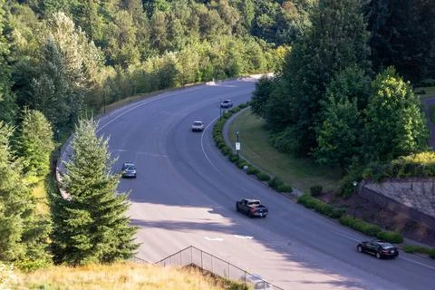 A road in the mountains Stock Photos
