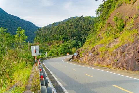 A road in the mountains. Stock Photos