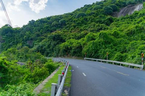 A road in the mountains. Stock Photos