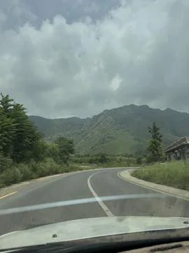 The Road to the Mountains Stock Photos
