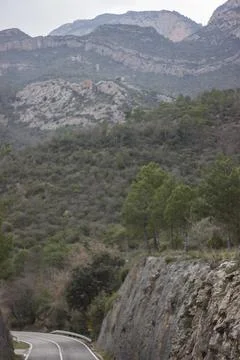 Road in the mountains Stock-Fotos