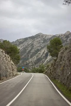 Road in the mountains Stock Photos