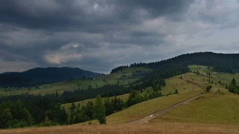 Road in the mountains time lapse Stock-Footage 73576960