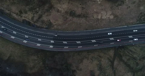 The road in the mountains. Traffic. 库存影片 153750089