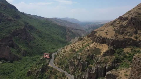 The road near the mountains 4 Stock Footage 331535458