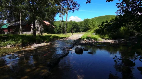 The road next to the mill Stock Footage 33927367