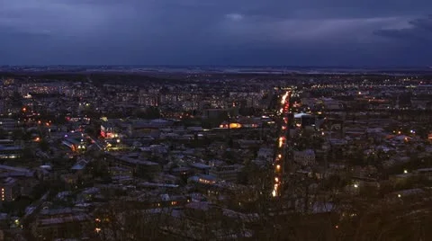 Road at the night Stock Footage 10809828