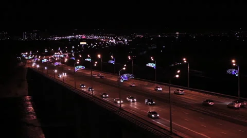 Road night. Stock Footage 47934044