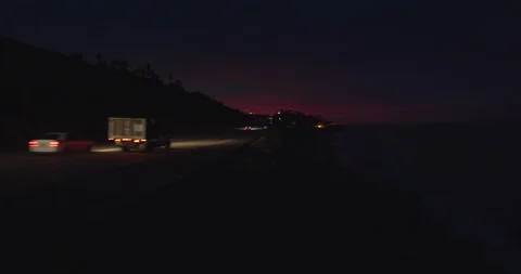 Road at night Stock Footage 103131062