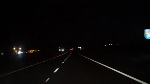 Road at night Stock Footage 190679831