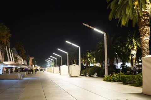 Road at night Stock Photos