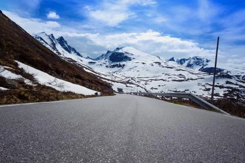 Road at the norway Foto stock